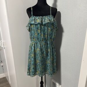 Mossimo Supply Co. Blue Floral Dress